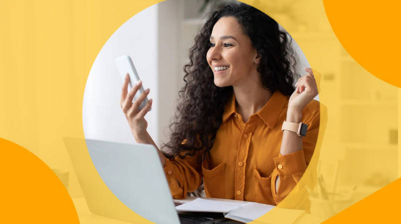 Conversational AI Cloud web conversations blog woman chatting chatbot