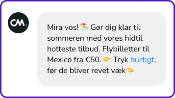 deals and offers sms