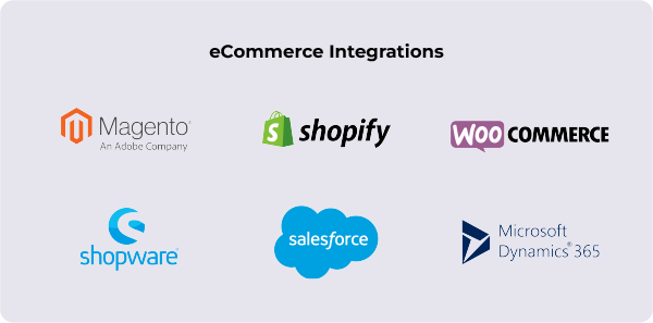 Engage platform ecommerce add on integrations