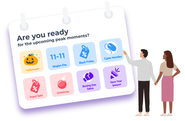 Engage ecommerce data with peak moments