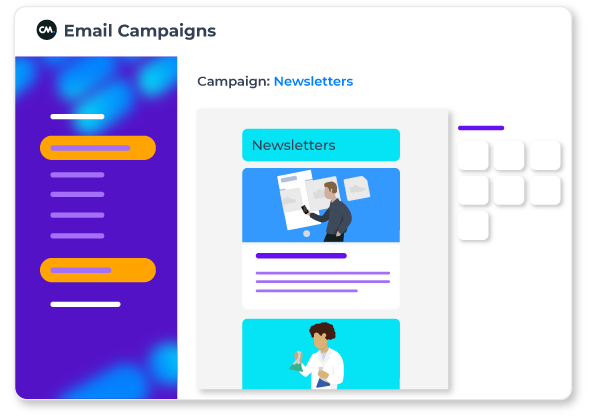 email campaigns editor