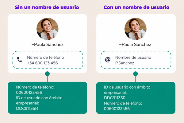 Nombre de usuario WhatsApp 2026