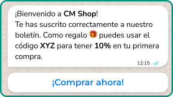 Integración fácil con WhatsApp