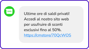 deals and offers sms