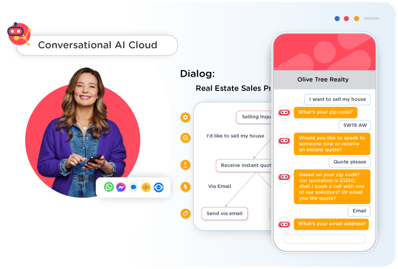 conversational ai cloud automate customer service