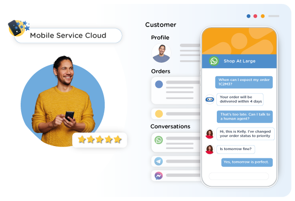 mobile-service-cloud-engare-with-customer